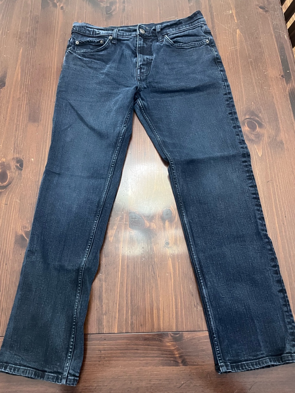Goodfellow & Co Men's Dark Blue Total Flex Slim Straight Leg Jeans 32x30 EUC